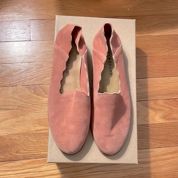 Lucky Brand canyon rose oiled suede shoes - Picture 2 of 4